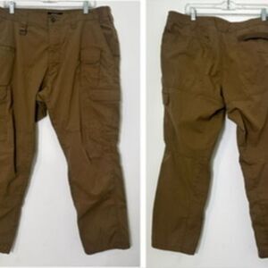 5.11 Tactical Series Ripstop Cargo Pants Mens 38x30 Tac-143 Khaki Beige Hiking